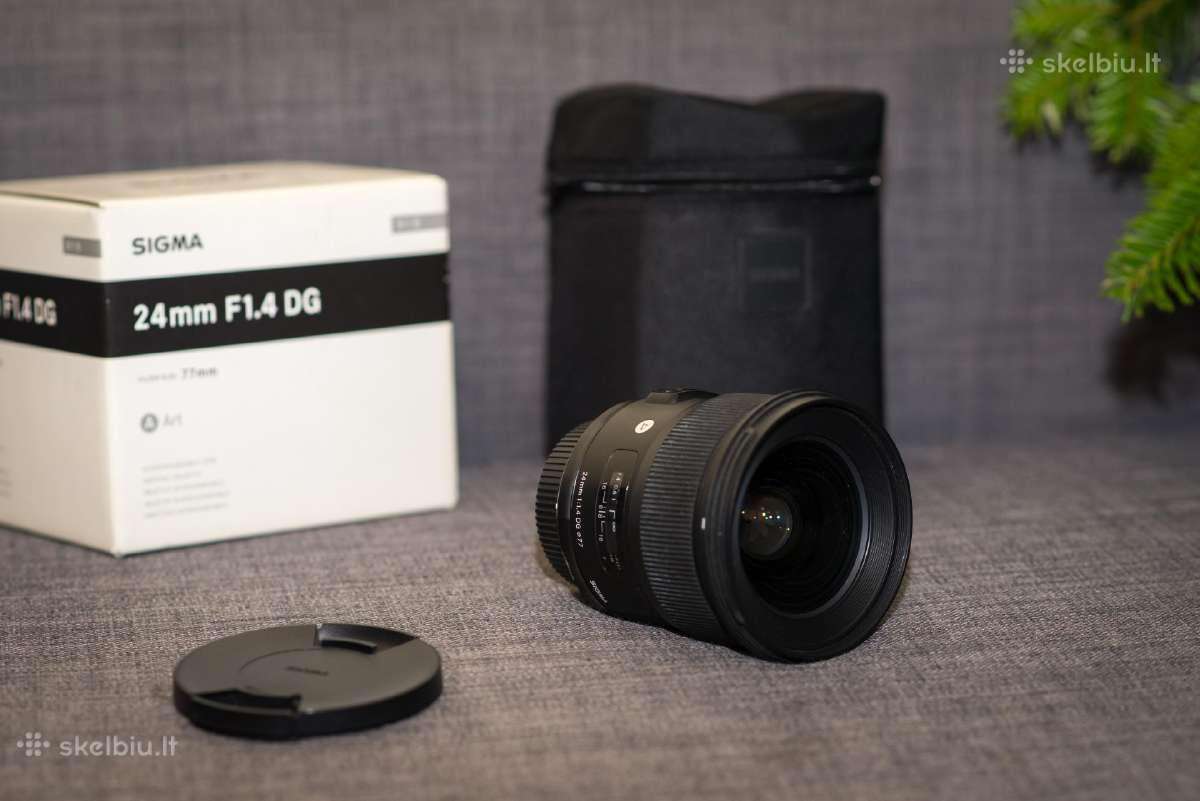 Sigma 24mm F1.4 Dg Nikon sistemai
