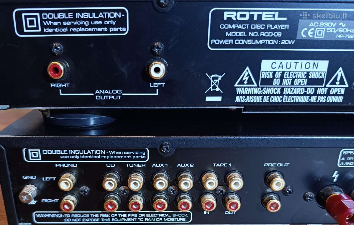 Rotel Ra-04,rotel rcd-6 - nuotraukos Nr. 6
