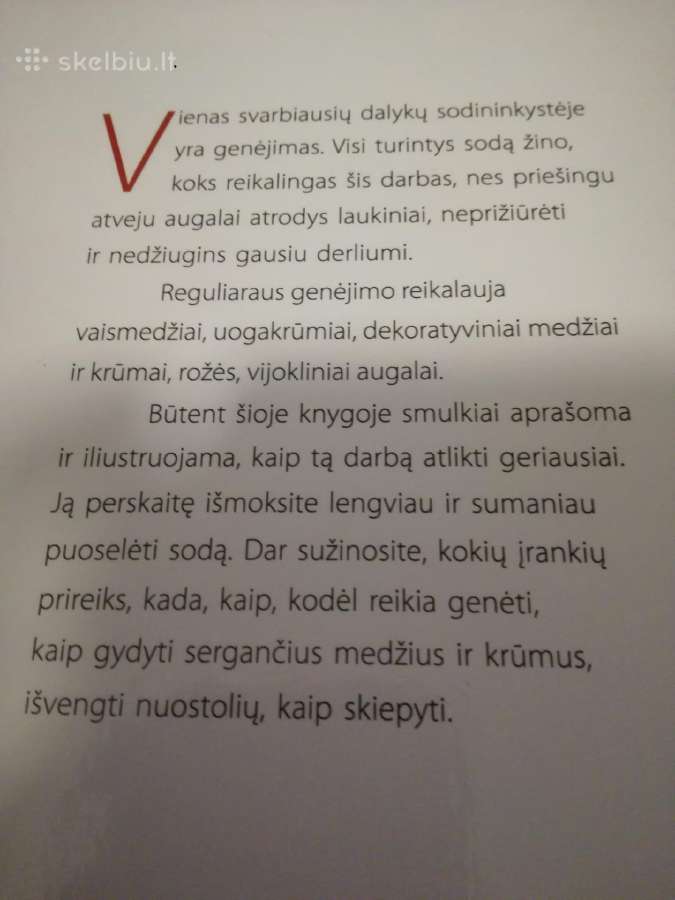 Knygos apie soda ,darza ,gelynus. - nuotraukos Nr. 3