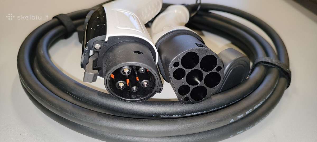 Ev Įkrovimo kabeliai Type 2- Type 1 32a 7,4kw JAV - nuotraukos Nr. 3
