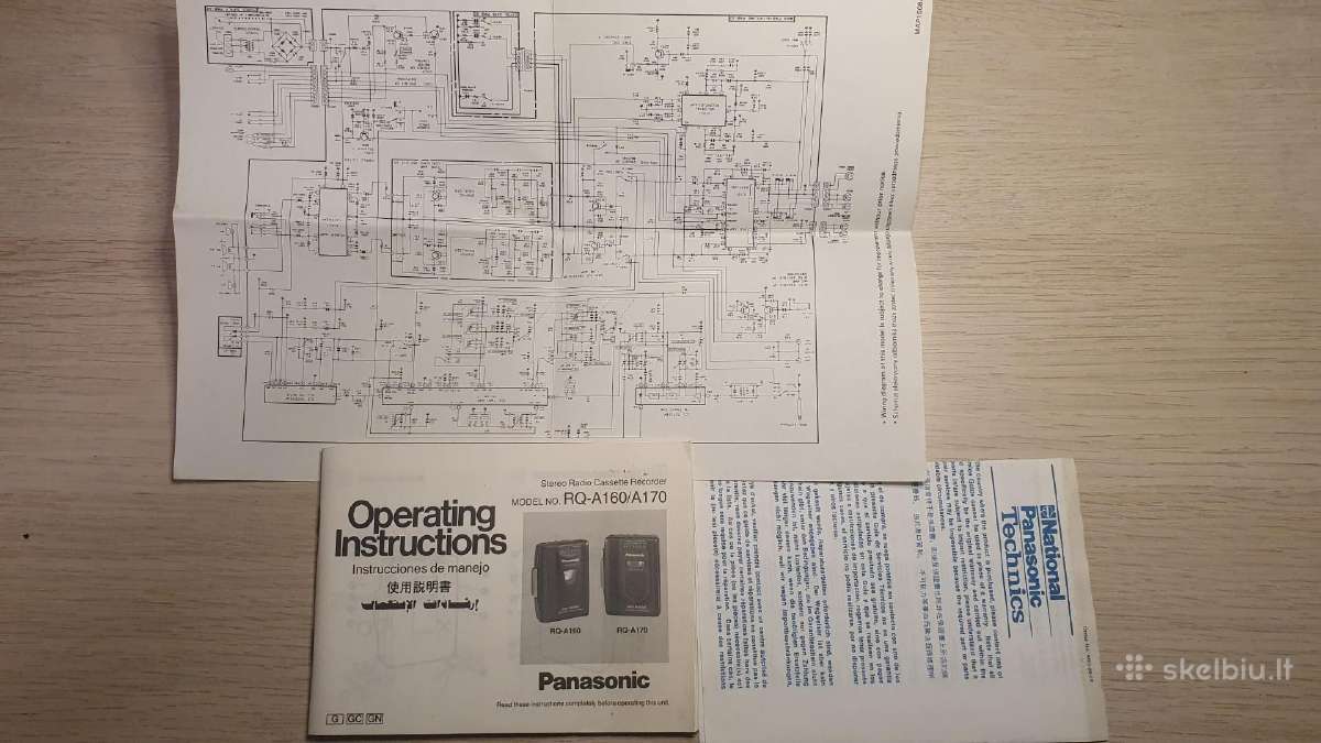 Ausinuko Panasonic dokumentai