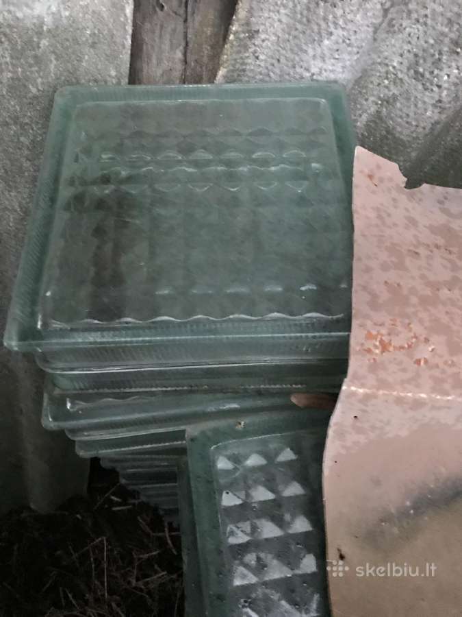 Stiklo blokeliai 24 cm