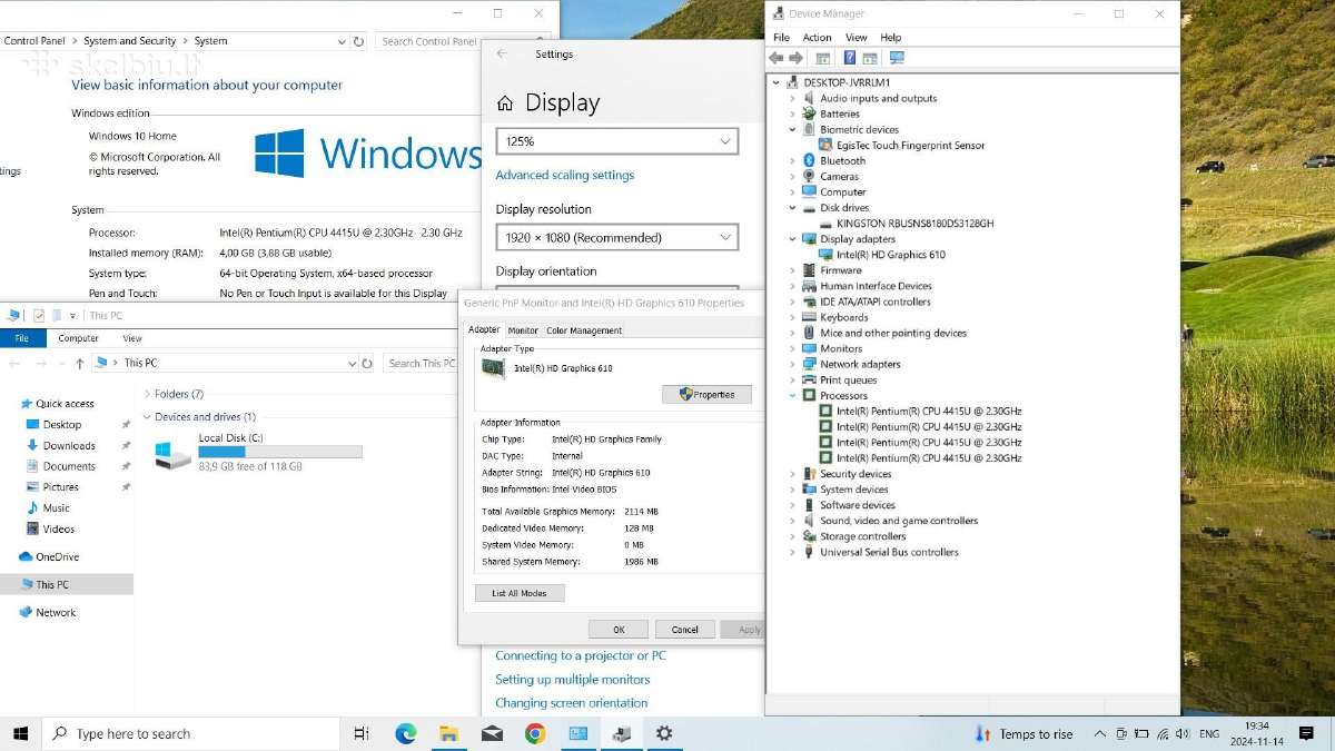 Plonas ultrabook Acer shift Sf14 - nuotraukos Nr. 8