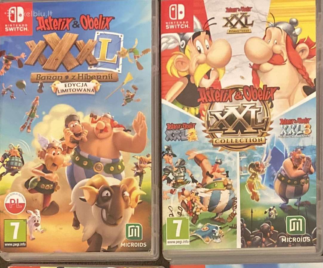 Luigi 3 asterix Nintendo switch co-op dviese
