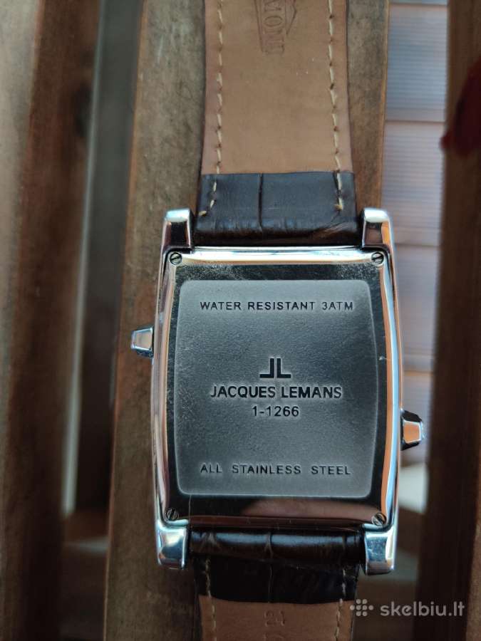 Parduodu vyrišką laikrodį jacques lemans dual time - nuotraukos Nr. 4