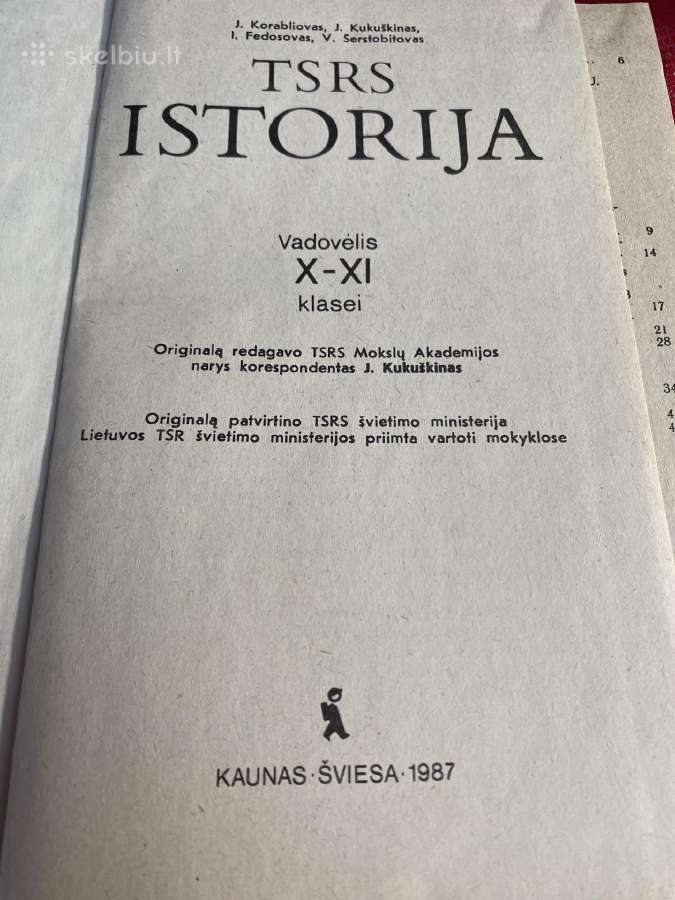 Parduodamos knygos TSRS istorija 9-10,10-11 klasei - nuotraukos Nr. 6