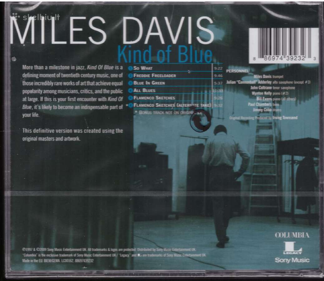 Miles Davis CD Kind Of Blue - nuotraukos Nr. 2