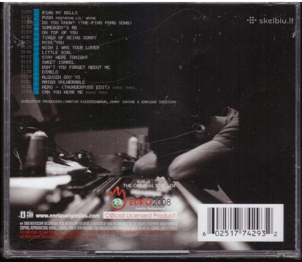Enrique Iglesias CD Insomniac - nuotraukos Nr. 2