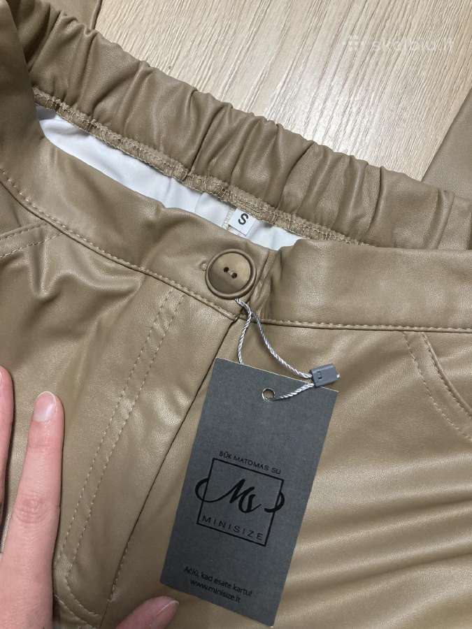 Naujos odinės Mini Size kelnės - nuotraukos Nr. 5