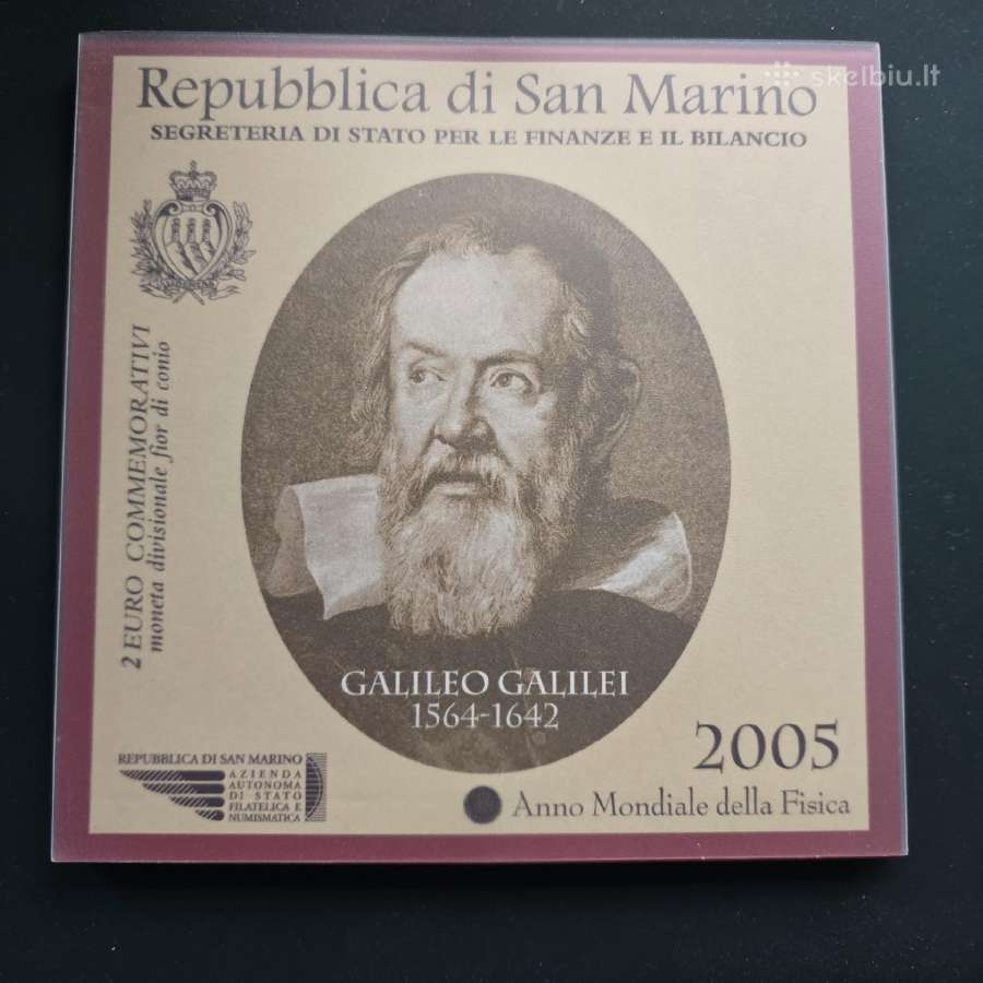 San Marinas 2005 2eu Fizikos metai (Galileo Galil
