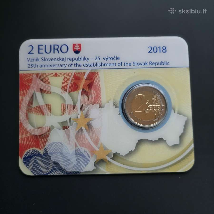 Slovakija 2eu kortelėse Bu