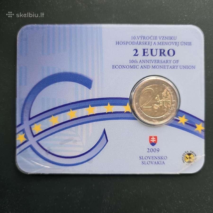 Slovakija 2eu kortelėse Bu - nuotraukos Nr. 5
