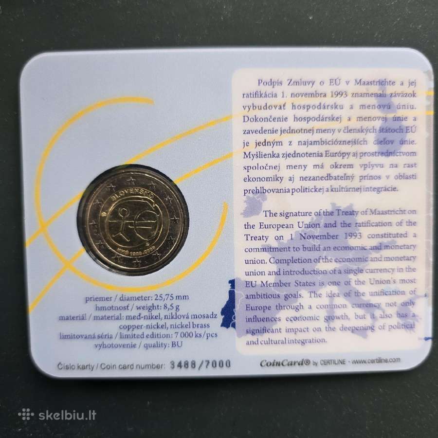 Slovakija 2eu kortelėse Bu - nuotraukos Nr. 12