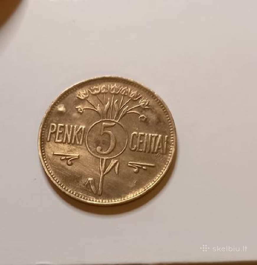 Lietuva 1925 5 centai