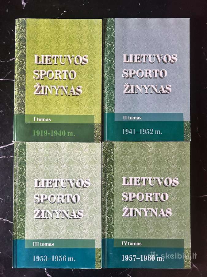 Lietuvos sporto žinynas I, II, III, Iv tomai