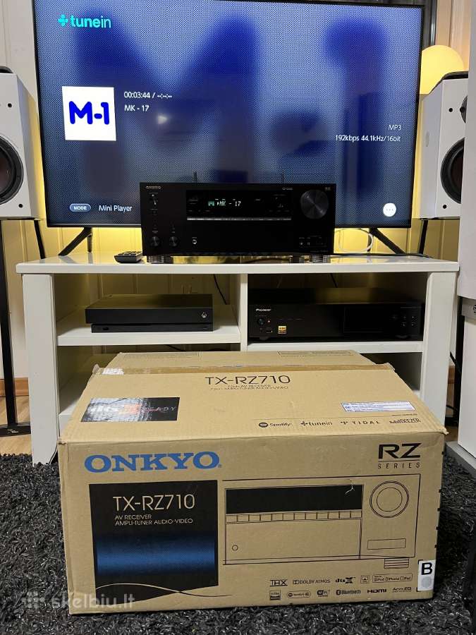 Onkyo Tx-rz710 WiFi/bluetooth/atmos/4k/600w - Skelbiu.lt