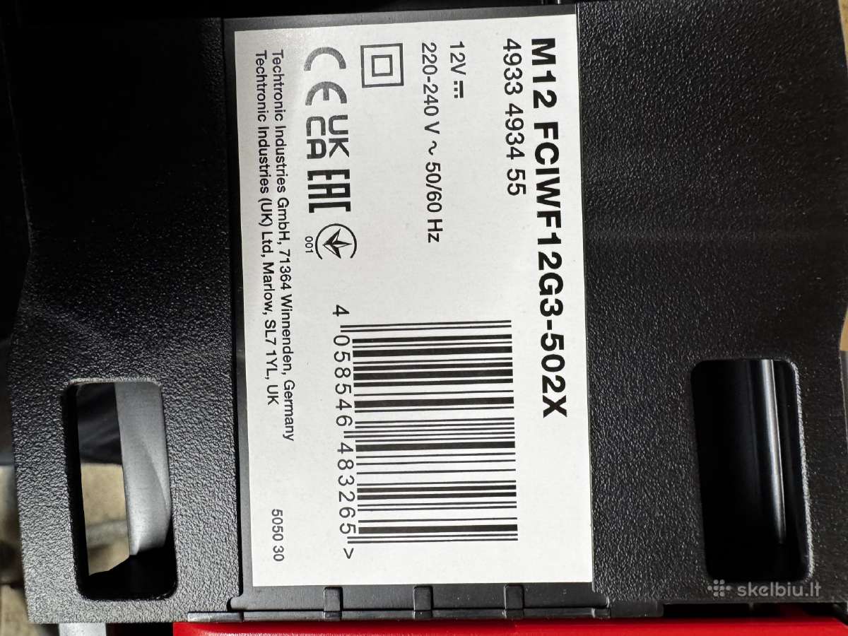 Milwaukee M12fciwf12g3-502x Akum. Smūginis veržl. - nuotraukos Nr. 4