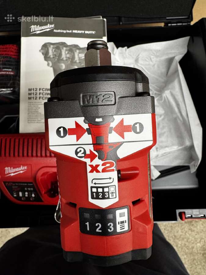 Milwaukee M12fciwf12g3-502x Akum. Smūginis veržl. - nuotraukos Nr. 6