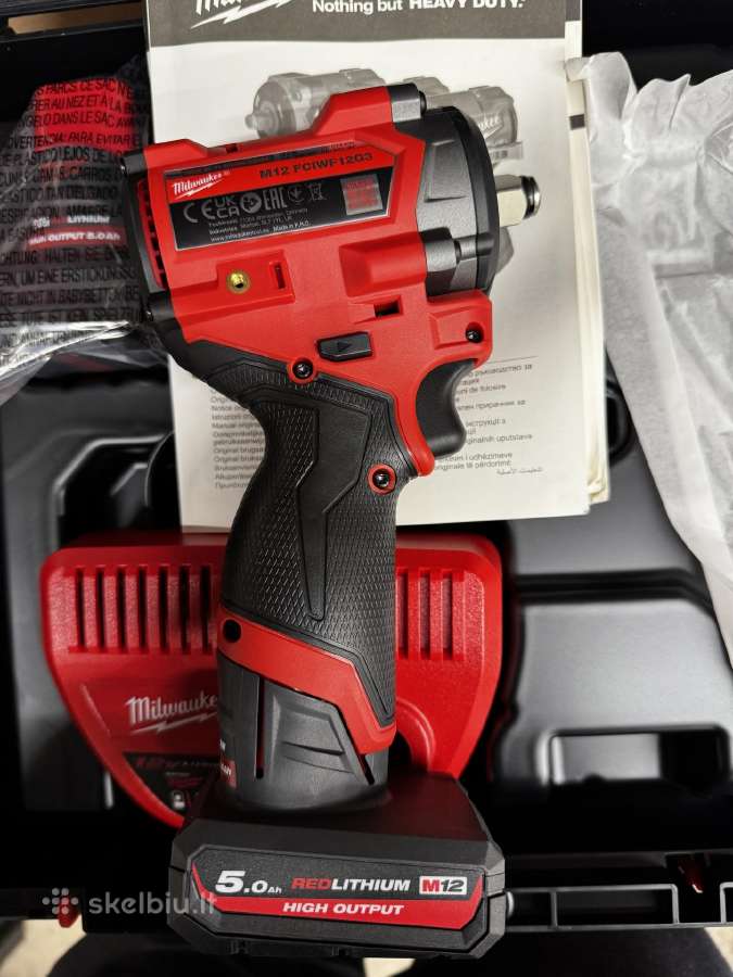 Milwaukee M12fciwf12g3-502x Akum. Smūginis veržl. - nuotraukos Nr. 7