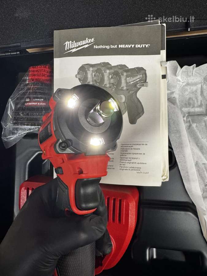 Milwaukee M12fciwf12g3-502x Akum. Smūginis veržl. - nuotraukos Nr. 8