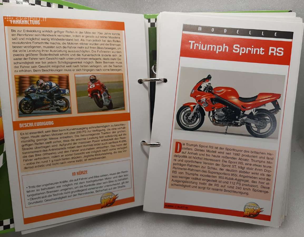 Hachette serijos Super Bikes albumas su aprašymais - nuotraukos Nr. 3