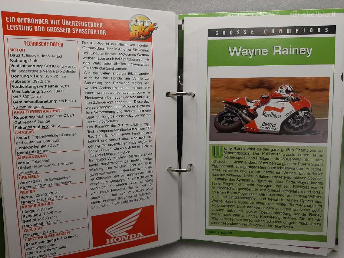 Hachette serijos Super Bikes albumas su aprašymais - nuotraukos Nr. 7
