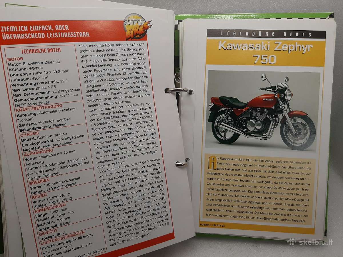 Hachette serijos Super Bikes albumas su aprašymais - nuotraukos Nr. 10