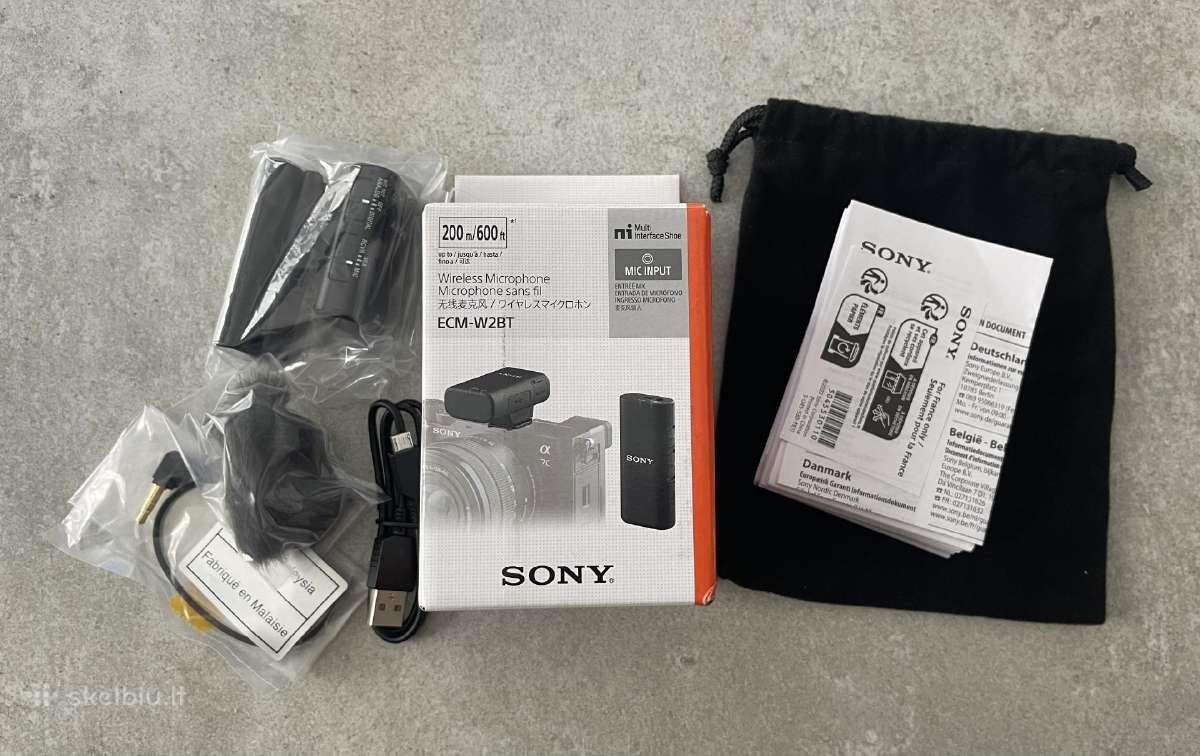 Sony Ecm-w2bt mikrofonas