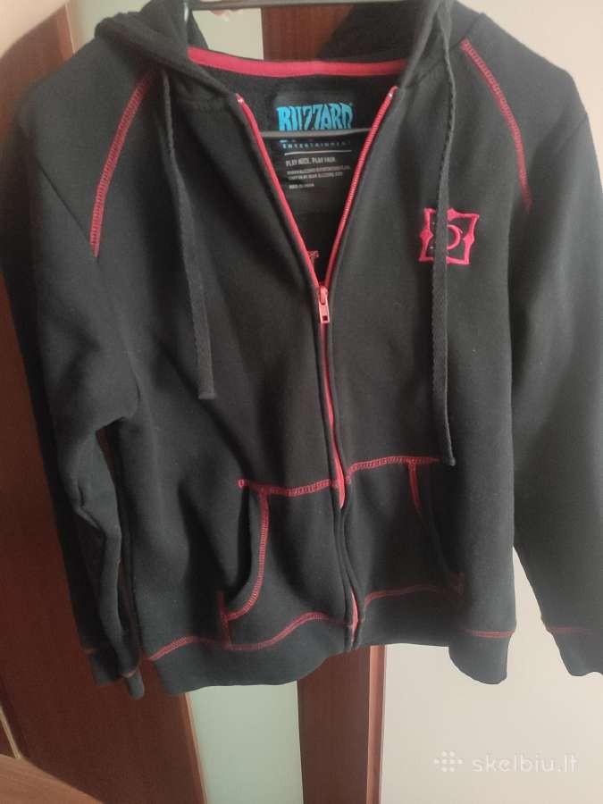 Blizzard black zipped hoodie, Diablo