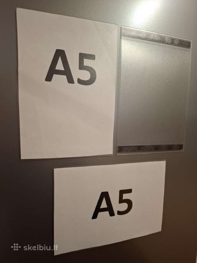 Magnetiniai laikiklis etiketėms A5