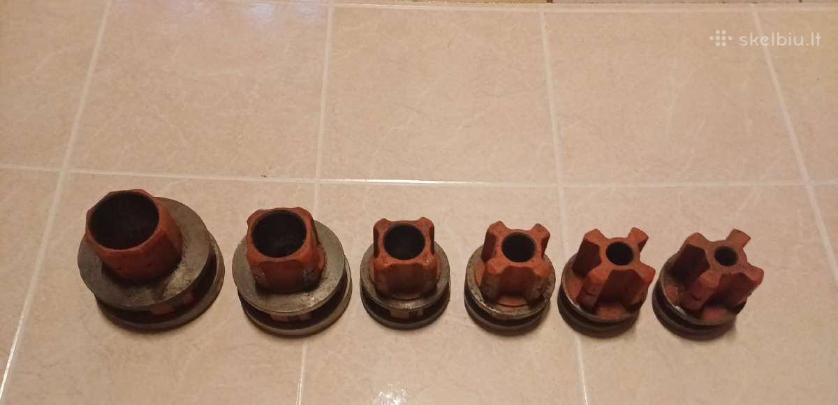 Vamzdinių sriegpjovių rinkinys - 6vnt - nuotraukos Nr. 2