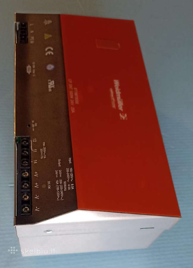 24v maitinimo šaltinis weidmuller (500w) su - nuotraukos Nr. 2