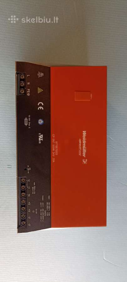 24v maitinimo šaltinis weidmuller (500w) su - nuotraukos Nr. 3