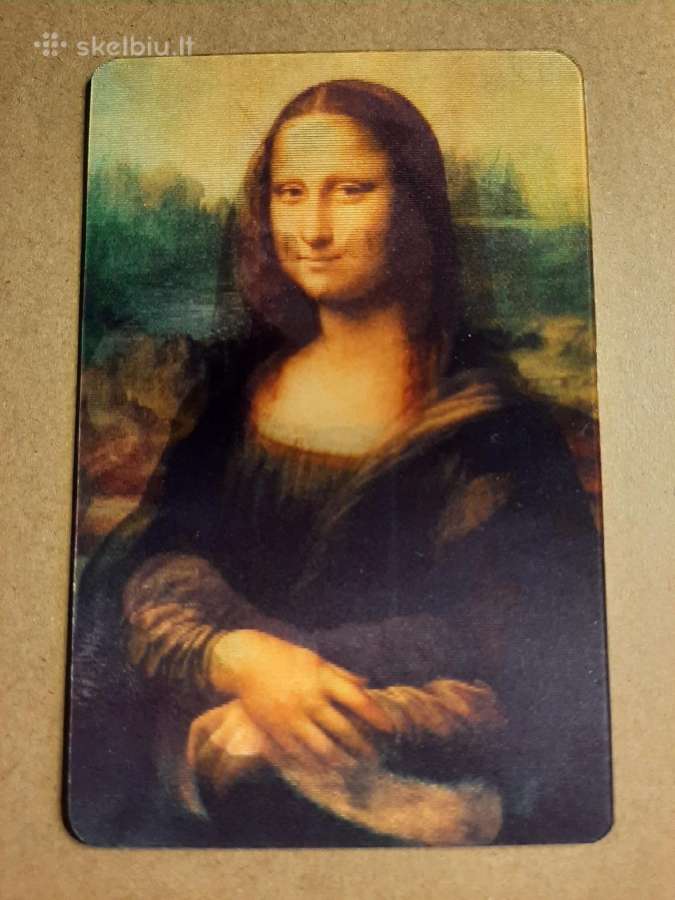 Kišeninis kalendoriukas Mona Liza, Stereo, 3D