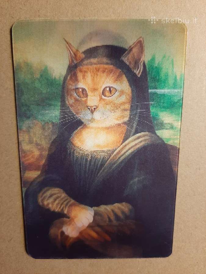 Kišeninis kalendoriukas Mona Liza, Stereo, 3D - nuotraukos Nr. 2