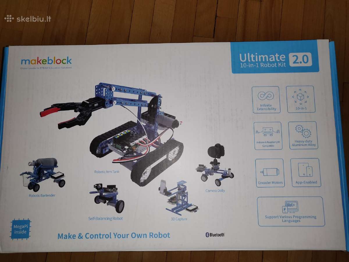 Mokomasis robotas Makeblock Ultimate2 + extra - nuotraukos Nr. 7