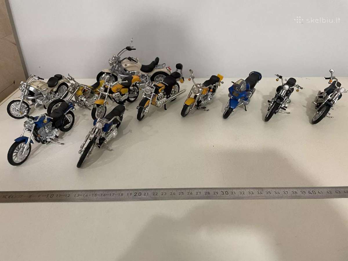 Motociklų modeliai modeliukai 1:12 1:18 1:10 - nuotraukos Nr. 6