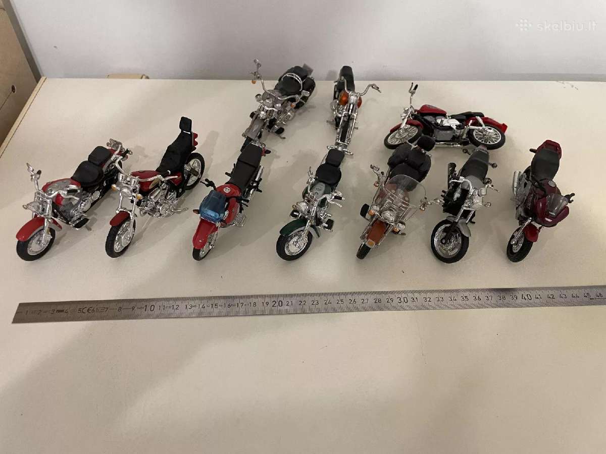 Motociklų modeliai modeliukai 1:12 1:18 1:10 - nuotraukos Nr. 8
