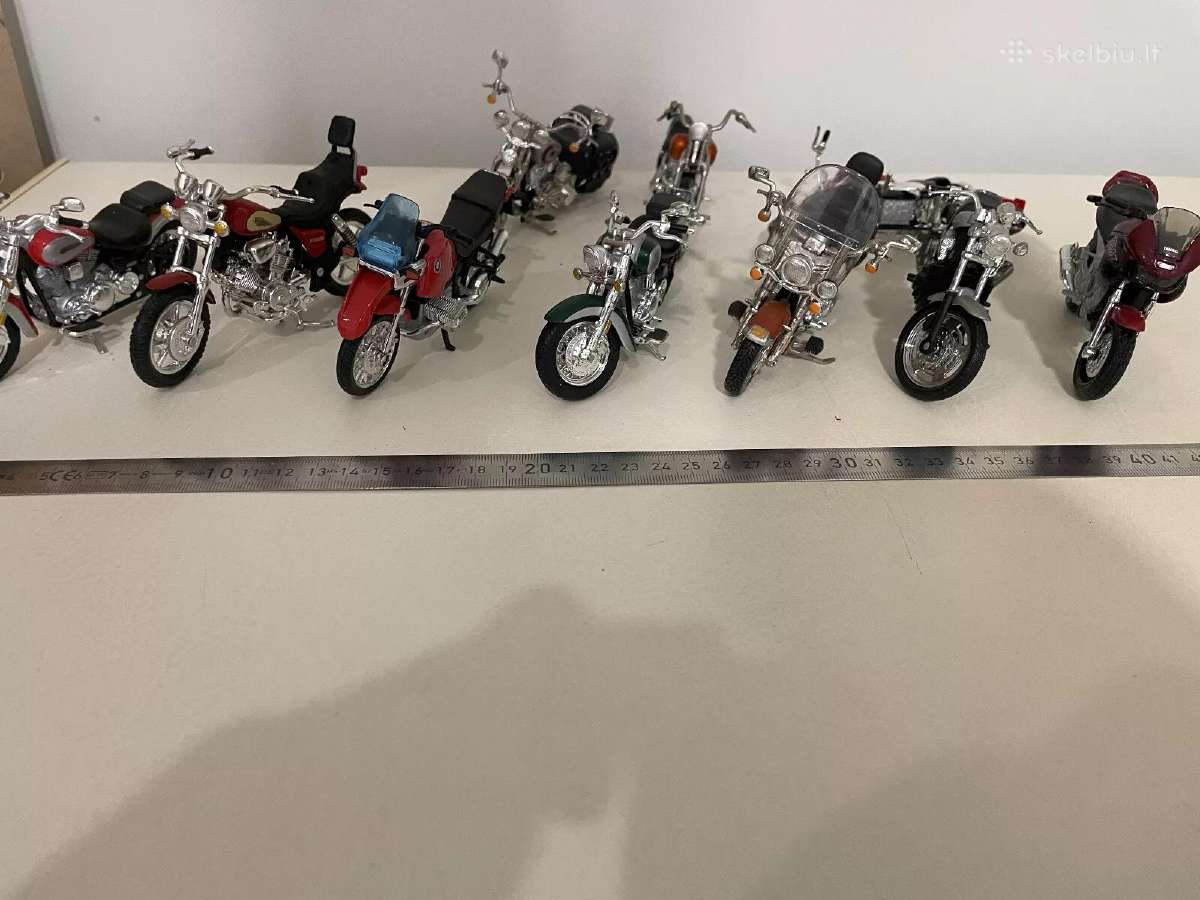 Motociklų modeliai modeliukai 1:12 1:18 1:10 - nuotraukos Nr. 9