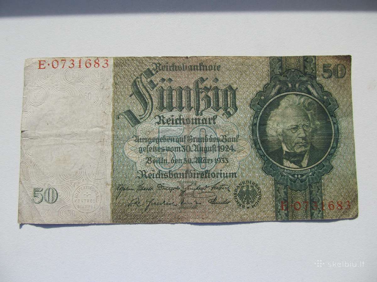 50 reichsmark , Vokietija , 1933