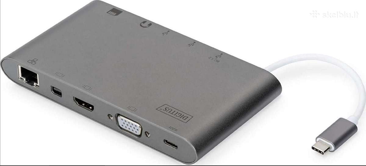 MacBook Pro, iPad Hub Type-c HD-4k, Hdmi Nauji - nuotraukos Nr. 28