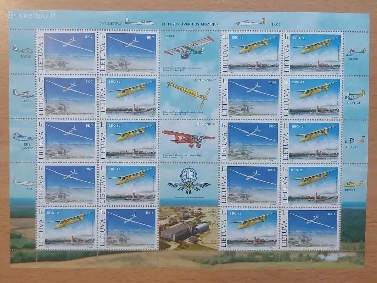 Lietuva.833-834** Lietuvos aviacijos muziejus