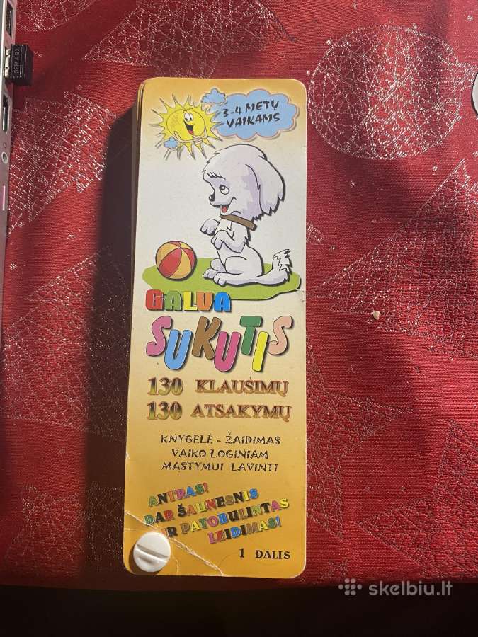 Žaidimas galvosukis vaikams ir muzikine knyga