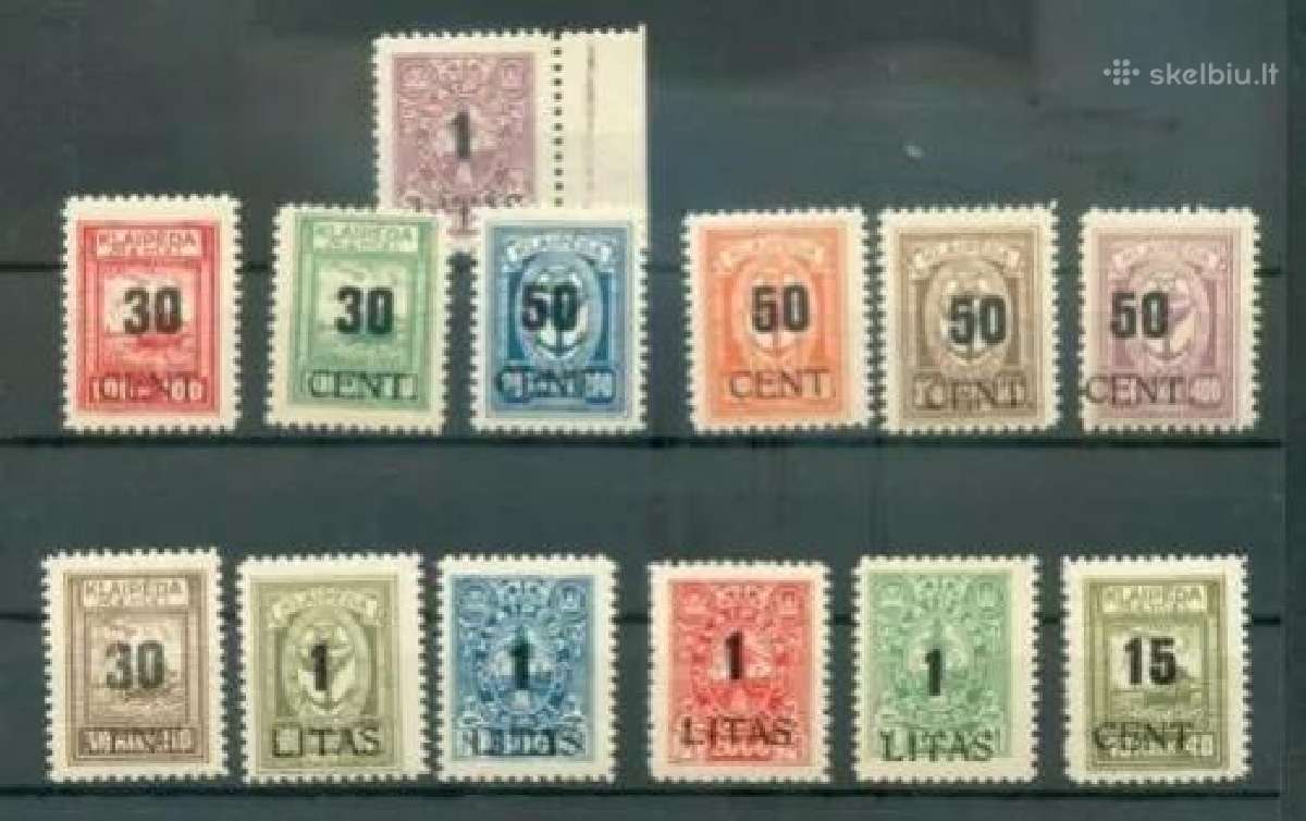 Lietuva Memelis 193/205 Mh