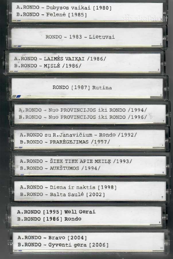 Rondo audio įrašai