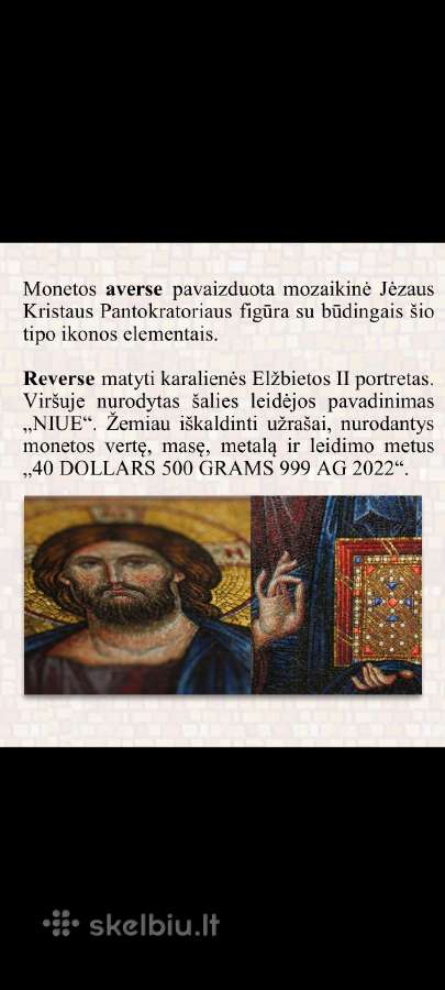 Sidabrinė ikona itin mažo tirazo - nuotraukos Nr. 6