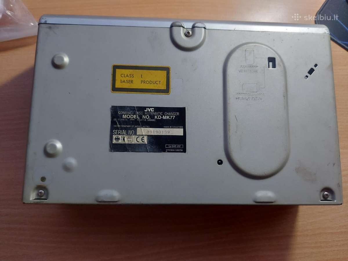 JVC CD diskų keitiklis, skaitytuvas Kd-mk77 - nuotraukos Nr. 3