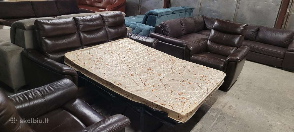 Odiniai Baldai Reglainer komplektas kampas sofa - nuotraukos Nr. 8