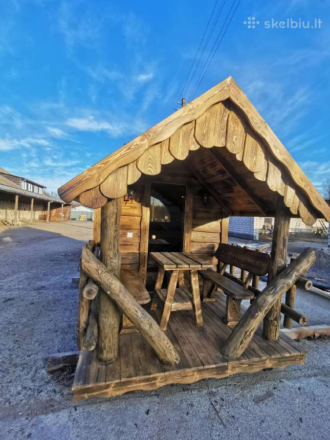 Sauna, karkasinė pirtis "Hobitas" - nuotraukos Nr. 2