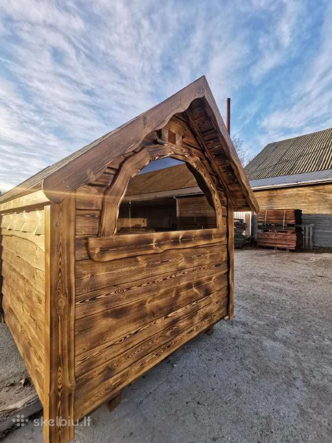 Sauna, karkasinė pirtis "Hobitas" - nuotraukos Nr. 4
